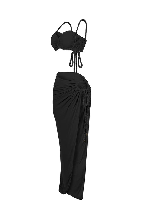 Maloo Mesh Rope Top & Skirt SET
